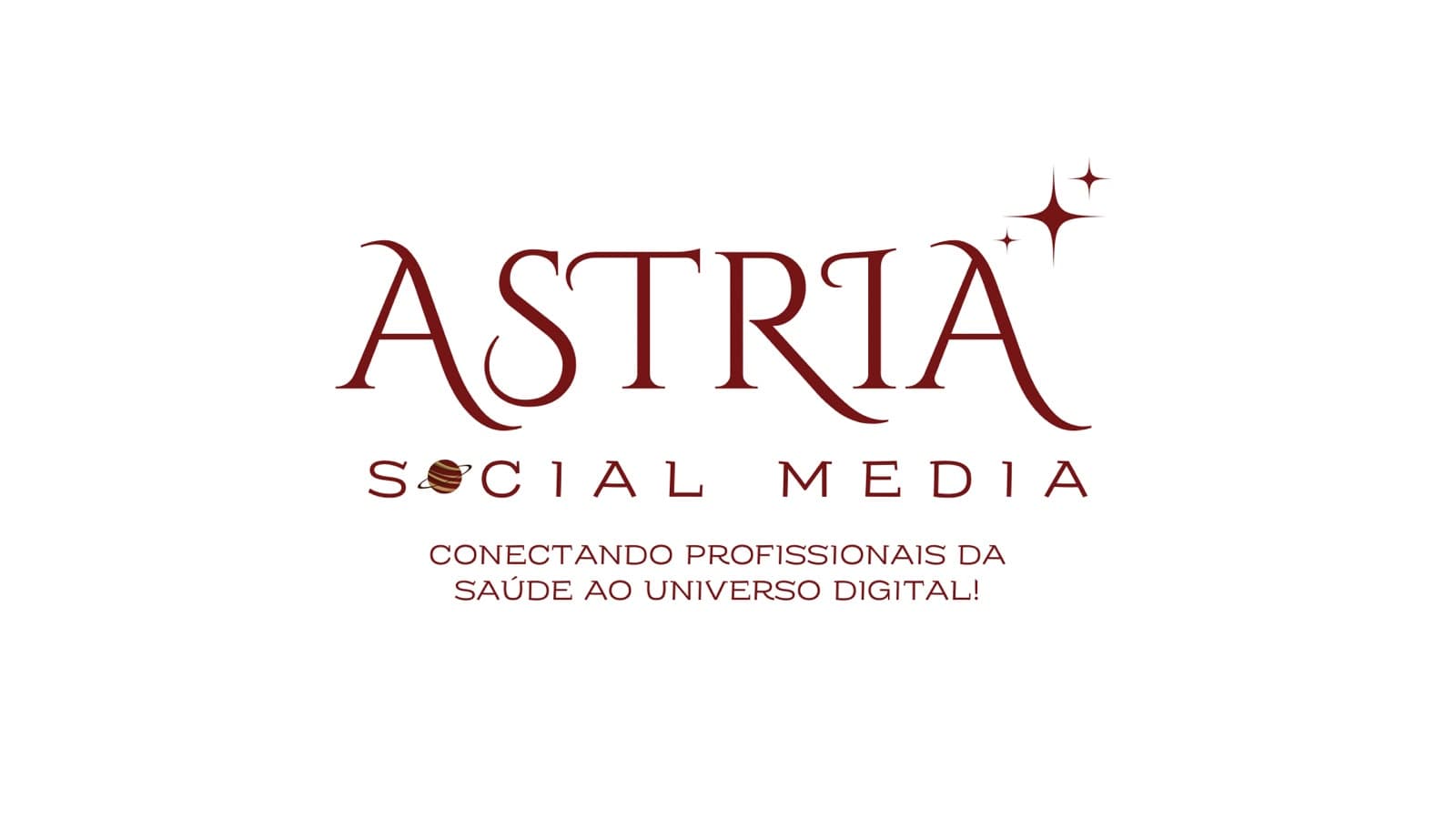 Logotipo Astria Social Media, agência de marketing digital para profissionais da saúde